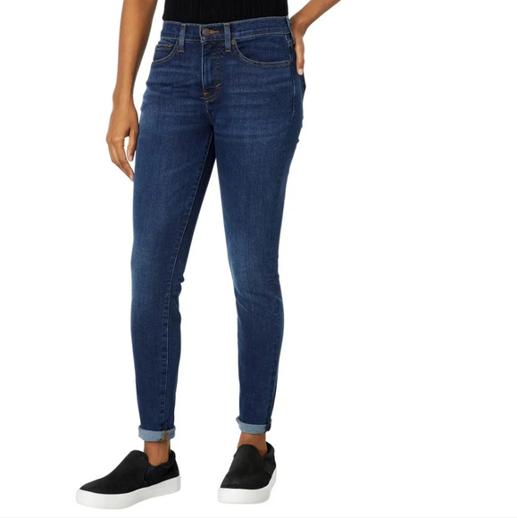 Lucky Brand Ava Skinny Dark Wash Ankle Jeans Size Women's 4/27 - Picture 1 of 12